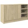 vidaXL Wastafelkast 90x29x55 cm bewerkt hout sonoma eikenkleurig