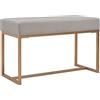 vidaXL Panca 80 cm in Velluto Grigio