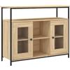 vidaXL Dressoir 100x35x80 cm bewerkt hout sonoma eikenkleurig