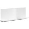 vidaXL Wandkast 70x16,5x30 cm bewerkt hout wit