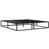 vidaXL Giroletto Nero in Metallo 200x200 cm