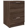 vidaXL Wastafelkast 40x37x59 cm bewerkt hout bruin eikenkleurig