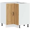 vidaXL Mobile Base ad Angolo Cucina Kalmar Rovere Artigianale