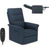 FLEXISPOT Poltrona da Relax elettrica con schienale regolabile, reclinabile da 105° a 155°, poltrona reclinabile (82 x 77 x 104 cm), divano relax ergonomico poltrona per camera da letto e soggiorno