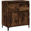 vidaXL Credenza Rovere Fumo 60x35x70 cm in Legno Multistrato