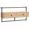vidaXL Tv-meubel wandgemonteerd 100,5x30x51 cm hout sonoma eikenkleur