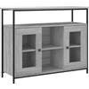 vidaXL Dressoir 100x35x80 cm bewerkt hout grijs sonoma