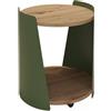 Vicco Tavolino Lofta, Verde, 40 x 40 cm