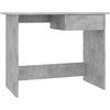vidaXL Scrivania Grigio Cemento 100x50x76 cm in Legno Multistrato