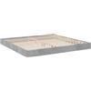 vidaXL Giroletto Grigio Cemento 180x200 cm in Legno Multistrato