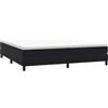 vidaXL Letto a Molle Senza Materasso Nero 200x210 cm in Velluto, Letto, Base Letto, Letto in Velluto, mobili per Camera da Letto, Letto Matrimoniale