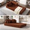 Fabulcozy Divano Letto 2 In 1 In Velluto A Coste - Pieghevole Con Braccioli, Rivestimento Lavabile, Design Moderno Per Spazi Ridotti