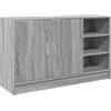 vidaXL Wastafelkast 90x29x55 cm bewerkt hout grijs sonoma eikenkleurig