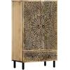 vidaXL Hoge kast 60x33x100 cm massief mangohout