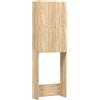 vidaXL Mobile per Lavatrice Rovere Sonoma 64x25,5x190 cm