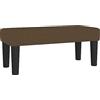 vidaXL Panca Marrone Scuro 70x30x30 cm in Tessuto