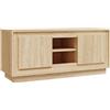 vidaXL Mobile Porta TV Rovere Sonoma 102x35x45 cm in Legno Multistrato