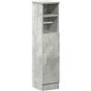 vidaXL Badkamerkast met rolhouder 20,5x22x90 cm betongrijs