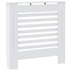 vidaXL Copertura per Radiatore Bianca in MDF 78 cm