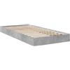 vidaXL Giroletto Grigio Cemento 75x190 cm in Legno Multistrato