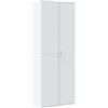 vidaXL Hoge kast 70x35x180 cm bewerkt hout wit