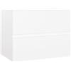 vidaXL Wastafelkast 60x38,5x45 cm bewerkt hout wit