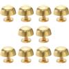 ECSiNG 10 Pezzi Piedini per Borse Borchie Piedini in Ottone Borchie per Borsette Bagagli Borchie Rotonde Rivetti per Decorare Vestiti Jeans Borse Giacche Cinture Chiodi Piatti 12mm