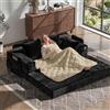 Fabulcozy Divano Letto 2 In 1 In Velluto A Coste - Pieghevole Con Braccioli, Rivestimento Lavabile, Design Moderno Per Spazi Ridotti