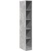 vidaXL Kledingkast 30x50x200 cm bewerkt hout betongrijs