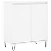 vidaXL Credenza Bianca 60x35x70 cm in Legno Multistrato