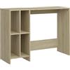 vidaXL Scrivania Portatile Rovere Sonoma 102,5x35x75 cm Multistrato