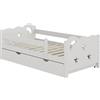 VitaliSpa Letto per bambini Jessica, Bianco, 70x140 cm
