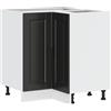 vidaXL Base ad Angolo Cucina Porto Nero in Legno Multistrato