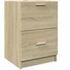 vidaXL Wastafelkast 40x37x59 cm bewerkt hout sonoma eikenkleurig