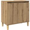vidaXL Mobile Lavabo Rovere Artigianale 58x33x60 cm Legno Multistrato