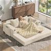 Fabulcozy Divano Letto 2 In 1 In Velluto A Coste - Pieghevole Con Braccioli, Rivestimento Lavabile, Design Moderno Per Spazi Ridotti