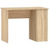 vidaXL Bureau 100x55x75 cm bewerkt hout sonoma eikenkleurig