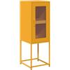 vidaXL Credenza Giallo Senape 36x39x107 cm Acciaio Laminato a Freddo