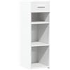 vidaXL Credenza Bianca 30x42,5x93 cm in Legno Multistrato