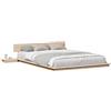 vidaXL Bedframe Bruin 140 x 200 cm Hout