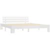 vidaXL Giroletto senza Materasso Bianco 180x200 cm Legno Massello Pino