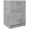 vidaXL Wastafelkast 40x37x59 cm bewerkt hout betongrijs
