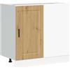 vidaXL Base da Cucina Porto Rovere Artigianale Legno Multistrato