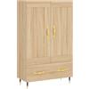 vidaXL Credenza Rovere Sonoma 69,5x31x115 cm in Legno Multistrato