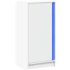 vidaXL Credenza con LED Bianca 42,5x34x85 cm in Legno Multistrato