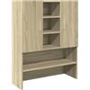 vidaXL Wasmachinekast 70,5x24x90 cm sonoma eikenkleurig