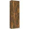 vidaXL Armadio per Ufficio Rovere Fumo 60x32x190 cm Legno Multistrato