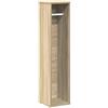 vidaXL Badkamerkast met rolhouder 20,5x20x90 cm sonoma eikenkleurig