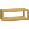vidaXL Badkamerwandkast 90x45x35 cm massief teakhout