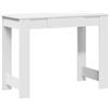 vidaXL Scrivania Bianca 100x45x75 cm in Legno Multistrato